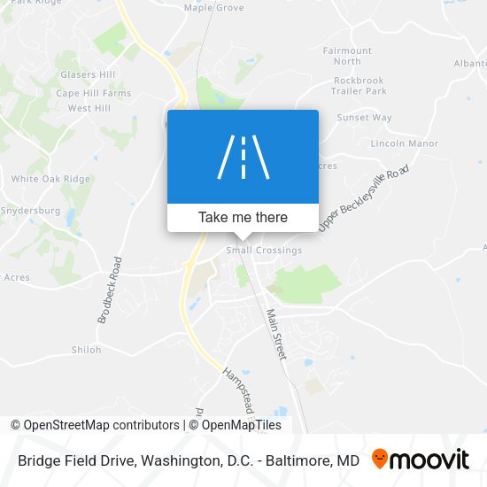 Bridge Field Drive map
