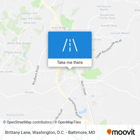 Brittany Lane map