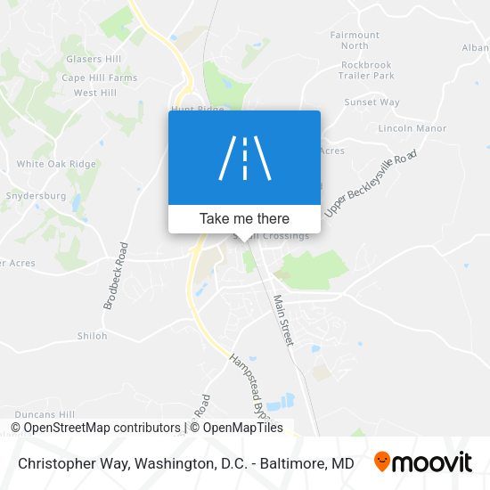 Christopher Way map
