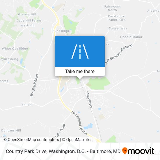 Country Park Drive map