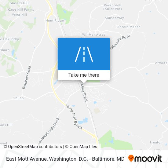 Mapa de East Mott Avenue
