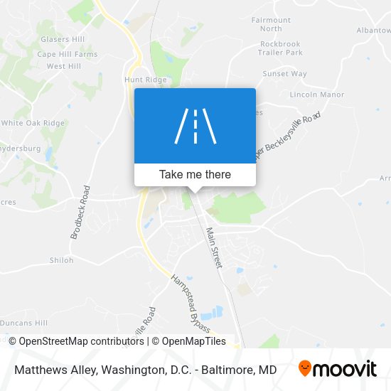 Mapa de Matthews Alley