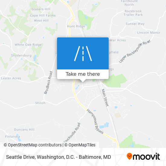 Seattle Drive map