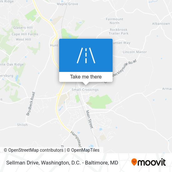 Sellman Drive map