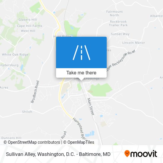 Sullivan Alley map