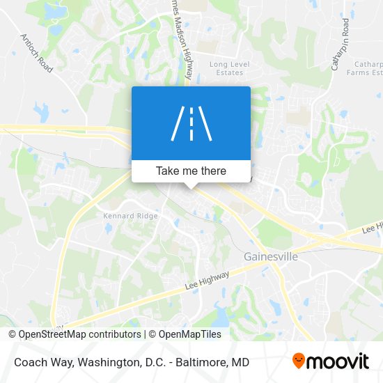 Mapa de Coach Way