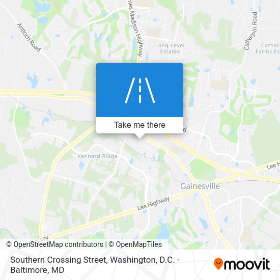 Southern Crossing Street map
