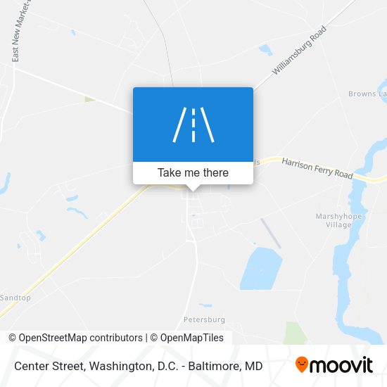 Center Street map