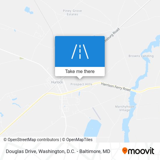 Mapa de Douglas Drive