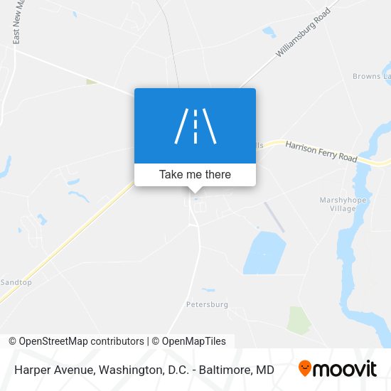 Mapa de Harper Avenue