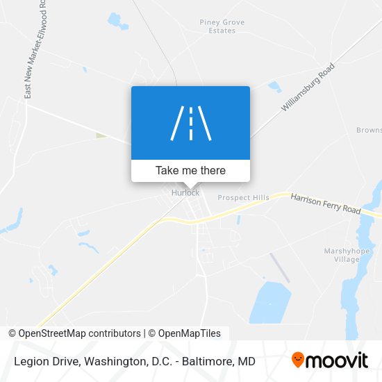 Mapa de Legion Drive