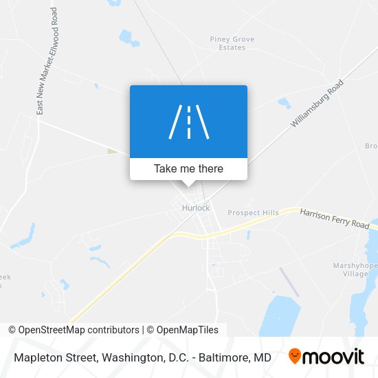 Mapleton Street map