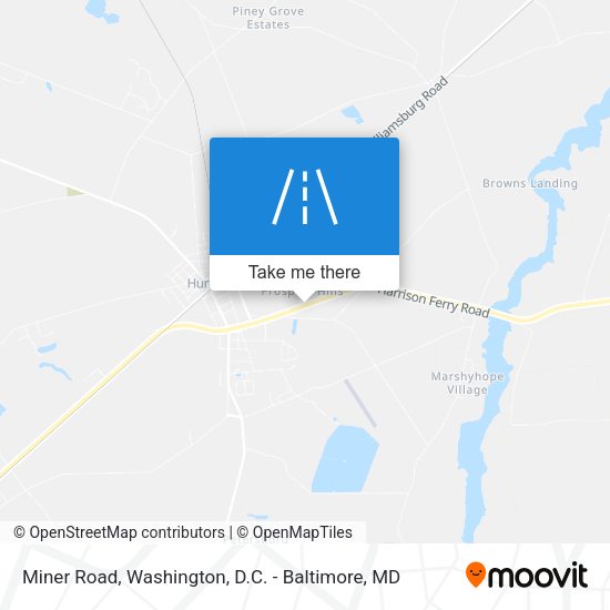 Mapa de Miner Road