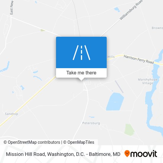Mapa de Mission Hill Road