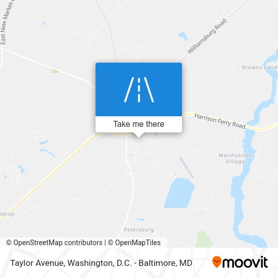 Taylor Avenue map