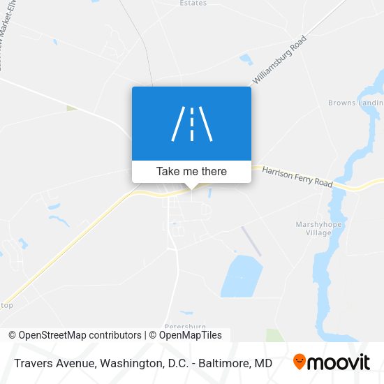 Mapa de Travers Avenue