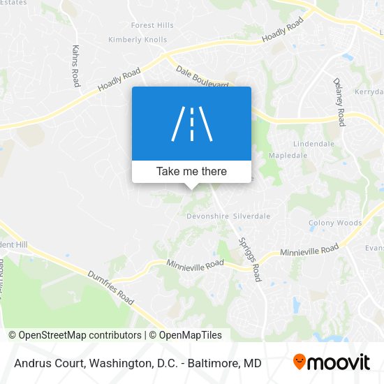 Andrus Court map
