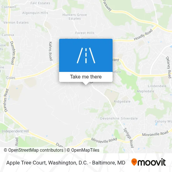 Apple Tree Court map