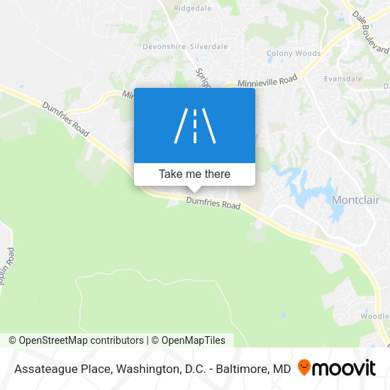 Assateague Place map