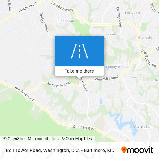 Bell Tower Road map