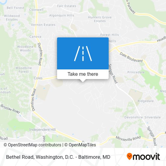 Bethel Road map