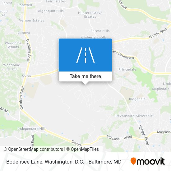 Bodensee Lane map