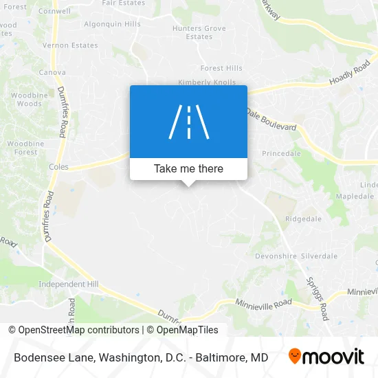 Bodensee Lane map