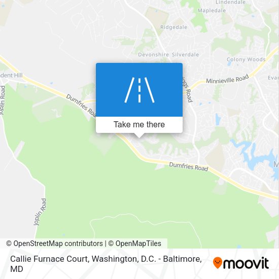Mapa de Callie Furnace Court