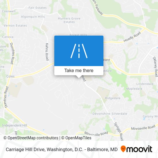 Carriage Hill Drive map