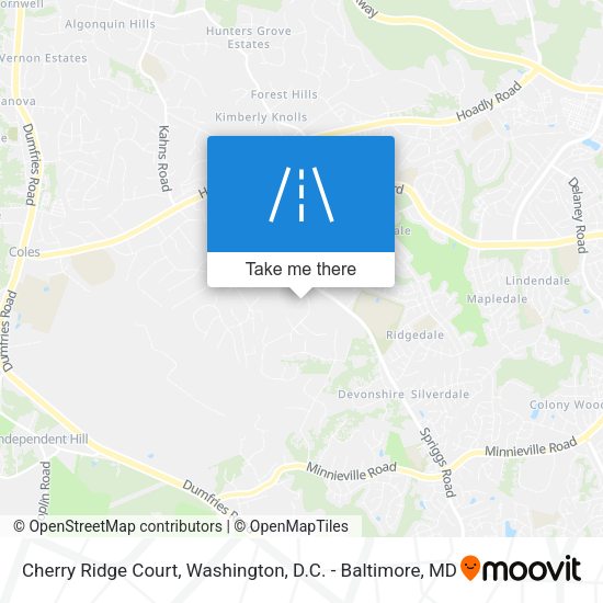 Cherry Ridge Court map