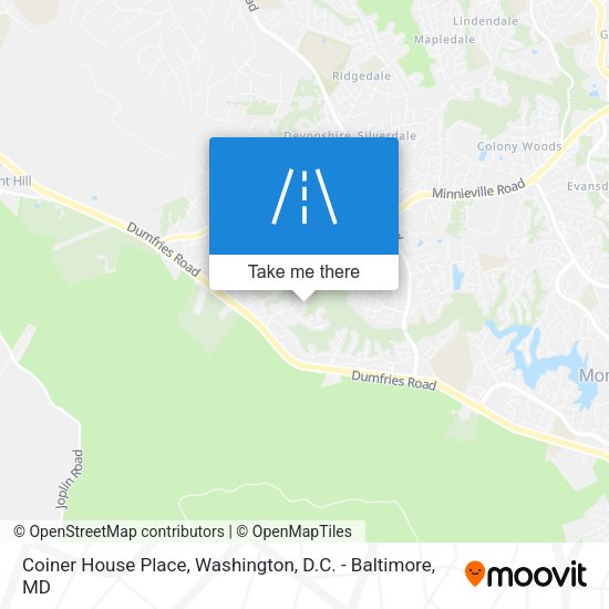 Mapa de Coiner House Place
