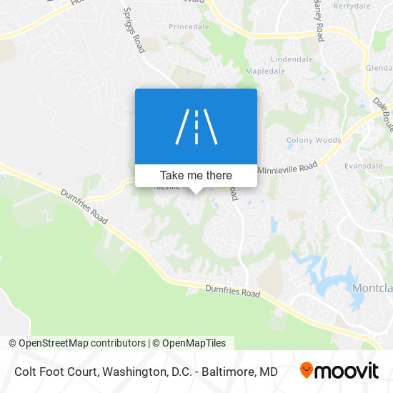 Colt Foot Court map