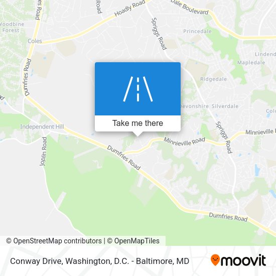 Conway Drive map