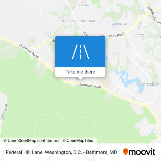 Mapa de Federal Hill Lane