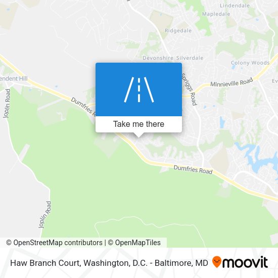 Mapa de Haw Branch Court