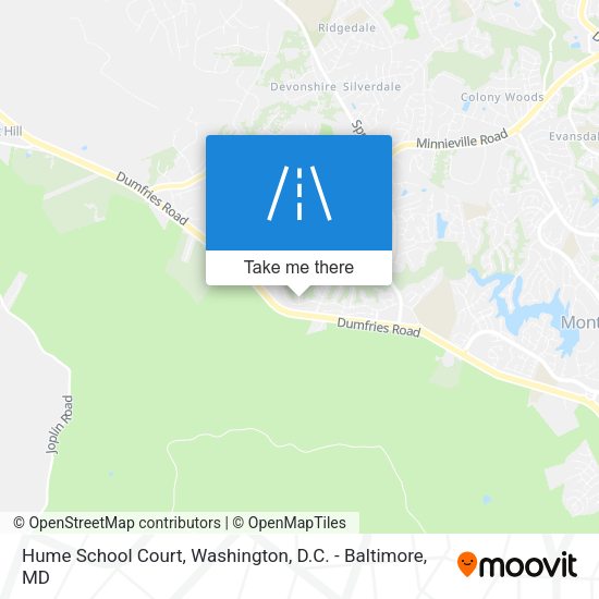Hume School Court map