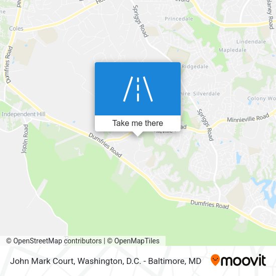 Mapa de John Mark Court