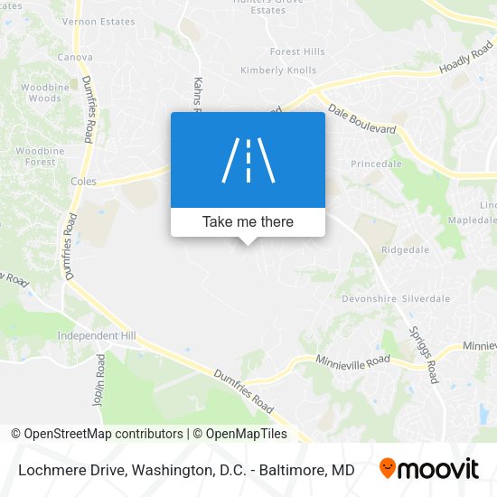 Lochmere Drive map