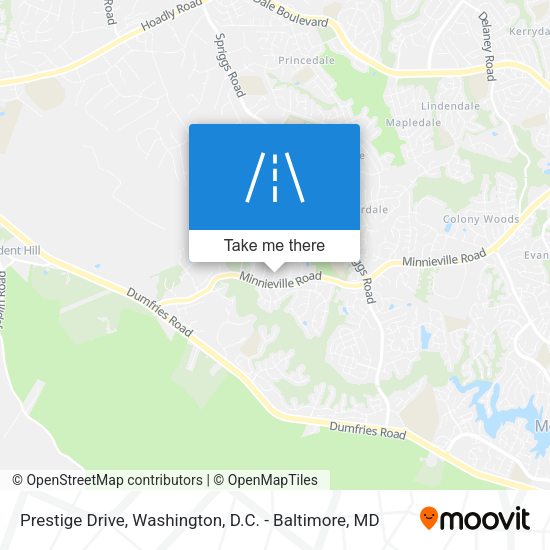 Mapa de Prestige Drive