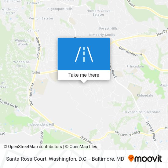 Santa Rosa Court map