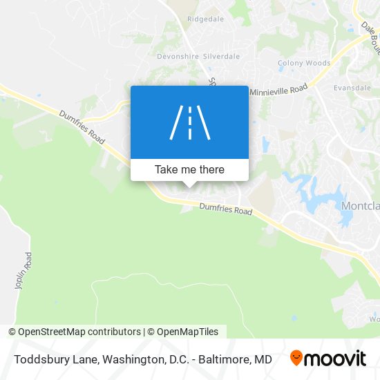 Toddsbury Lane map