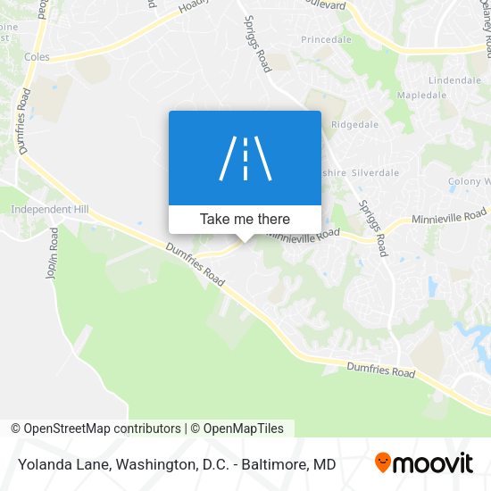 Yolanda Lane map