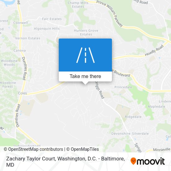 Mapa de Zachary Taylor Court