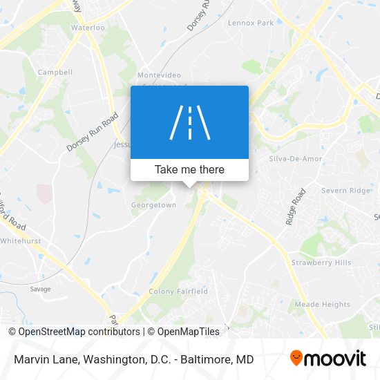 Marvin Lane map