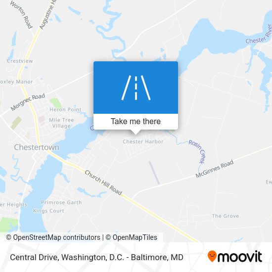 Mapa de Central Drive