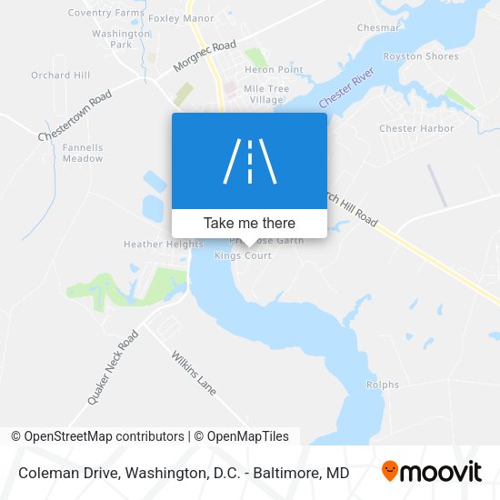 Coleman Drive map