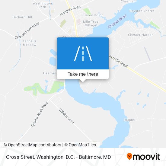Cross Street map