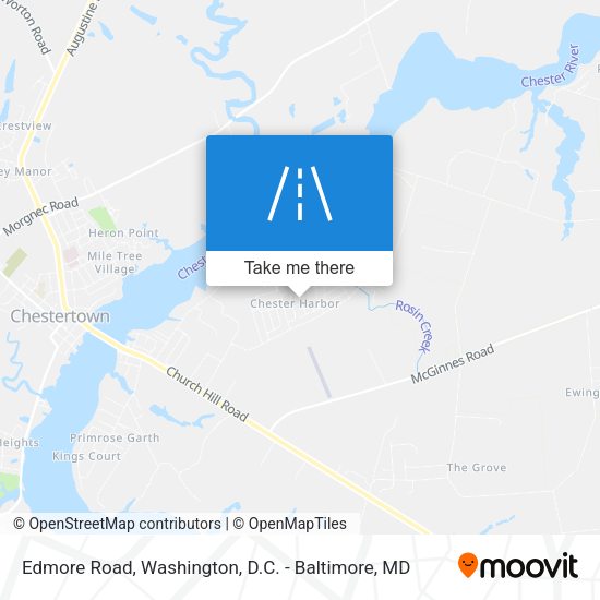 Edmore Road map
