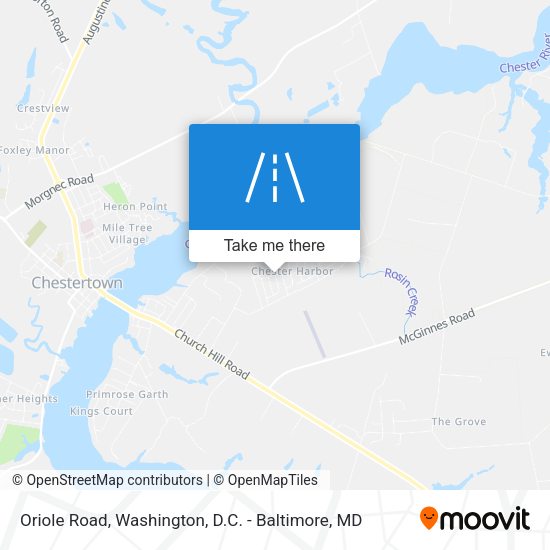 Oriole Road map