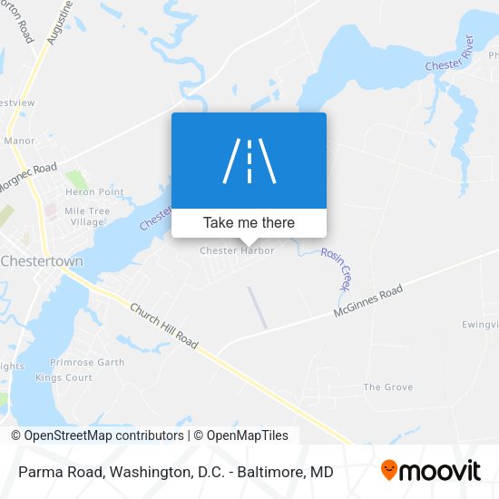 Mapa de Parma Road